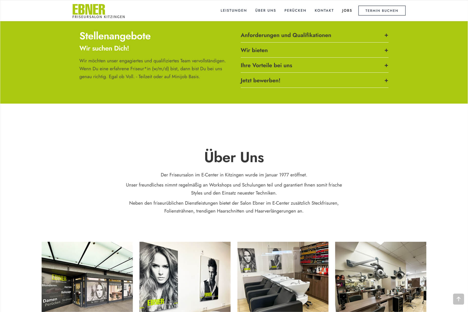 Friseursalon Ebner im E-Center Kitzingen - Ihr freundlicher Friseur